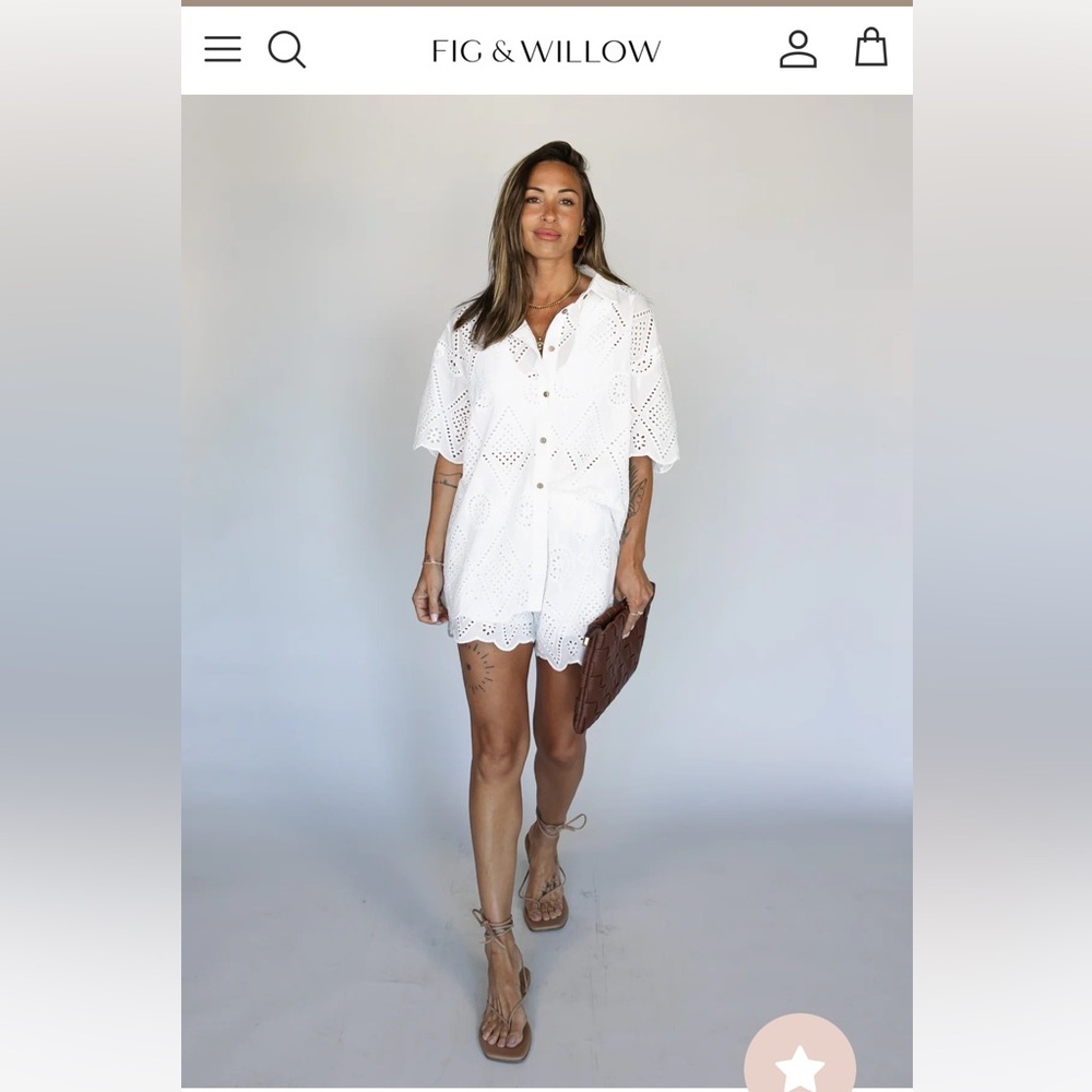 Fig and Willow Miller Eyelet Set